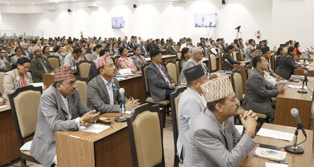 प्रतिनिधि सभामा राष्ट्रिय सभाबाट प्राप्त तीन विधेयक टेबुल